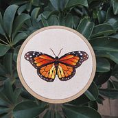 Meu projeto do curso: Técnicas de bordado realista. Traditional illustration, and Embroider project by Julia - 07.26.2021