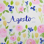 Estampados florales en acuarela 2. Traditional illustration, Pattern Design, Watercolor Painting, and Botanical Illustration project by Kimy H Banda - 07.27.2021