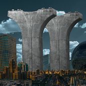 My project in Digital Collage in Photoshop: Composition and Visual Effects course. Photograph, Collage, Photo Retouching, Fine-Art Photograph, Photographic Composition, and Photomontage project by Alibek Ashirali - 07.27.2021