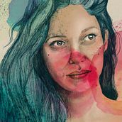Meu projeto do curso: Retrato Ilustrado com Procreate. Een project van Traditionele illustratie, Vectorillustratie, Digitale illustratie y  Portrettekening van Salomé Afonso - 27.07.2021