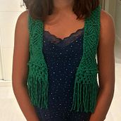 Mi Proyecto del curso: Macramé: crea prendas de ropa únicas. Accessor, Design, Arts, Crafts, Fiber Arts, and Macramé project by Patricia Díaz Freire - 07.27.2021