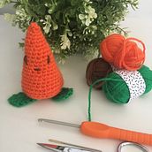 Meu projeto do curso: Amigurumi: criação de personagens com crochê. Un projet de Artisanat, Conception de jouets, Art textile , et Crochet de Ana Monteiro - 28.07.2021