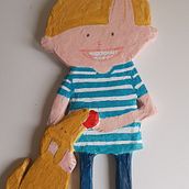 My project in Paper Mache for Beginners: Sculpt a Colorful Character course. Character Design, To, Design, Art To, and s project by de.wit.edith - 07.28.2021