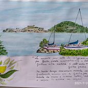 Diario di viaggio ad acquerello:  Gaeta. L, and scape Architecture project by viliasperanza - 07.28.2021