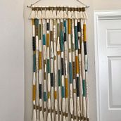 Mi Proyecto del curso: Macramé: técnicas de tejido envuelto. Arts, Crafts, Decoration, Fiber Arts, Macramé, Textile D, and eing project by Nelly Rodriguez - 07.23.2021