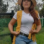 Mi Proyecto del curso: Macramé: crea prendas de ropa únicas. Accessor, Design, Arts, Crafts, Fiber Arts, and Macramé project by patriciatriana373 - 07.28.2021