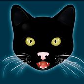 gato, ilustración de curso introductorio  Ein Projekt aus dem Bereich Traditionelle Illustration von Luis Felipe Chacón Solano - 29.07.2021