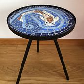My project in Introduction to Mosaic Artwork course. Arts, Crafts, Furniture Design, Making, Decoration, Ceramics, and DIY project by Agata Kielmer - 07.28.2021
