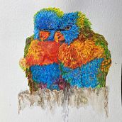 Course birds . % Marci tarafından hazırlanan Geleneksel illüstras, Ve on projesi - 07.29.2021