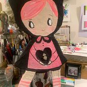 Paper mache with Sarah Hand . 3D Character Design, and Character Design project by stacy13 - 07.17.2021
