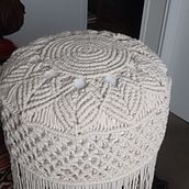 Mi Proyecto del curso: Técnicas de macramé circular . % Cecilia Seguel tarafından hazırlanan Sanat ve El Sanatları, Dekorasyon, Elyaf Sanatları, Ve Makrome projesi - 07.29.2021