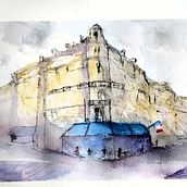 My project in Architectural Sketching with Watercolor and Ink course. Un proyecto de Bocetado, Dibujo, Pintura a la acuarela, Ilustración arquitectónica, Sketchbook e Ilustración con tinta de Marco Santarelli - 29.07.2021