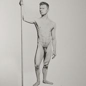 Meu Projeto: Realistic Human Figure Drawing course. Traditional illustration, Fine Arts, Sketching, Pencil Drawing, Drawing, Realistic Drawing, and Figure Drawing project by raphaelvicenteribeiro - 07.29.2021
