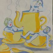 Mi Proyecto del curso: Introducción a la psicología del color: la narrativa cromática. Traditional illustration, Fine Arts, Painting, Watercolor Painting, Children's Illustration, Narrative, and Color Theor project by Edgar David González Sánchez - 06.30.2021