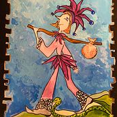 Mon projet du cours : Illustration à l'acrylique : créez des univers magiques. Een project van Traditionele illustratie, Schilderij,  Creativiteit,  Acr y lschilderij van beddymoon - 30.07.2021