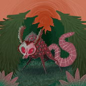 Forest creature. Traditional illustration project by Barbara Araya - 07.30.2021