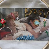 Audrey Hepburn. Un projet de Photographie, Collage, Papercraft, Estampe, Broderie , et DIY de Giulia Pressi - 30.07.2021