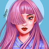 Mi Proyecto del curso: Retrato de personajes femeninos con Procreate. Traditional illustration, Digital Illustration, and Digital Drawing project by Begoña Morillas Guijarro - 07.30.2021