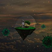 Mi Proyecto del curso: Fotomontaje surrealista con Photoshop . Photograph, Post-production, Photo Retouching, Digital Photograph, Photographic Composition, and Photomontage project by adrianlobo - 07.29.2021
