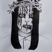 Meu projeto do curso: Desenho de tatuagem blackwork. Homenagem ao Joey Jordison. Un proyecto de Ilustración tradicional, Ilustración digital y Diseño de tatuajes de Julia Borges Pettres - 30.07.2021
