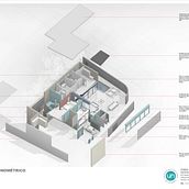 Casa Capas Israel - Daniela Vargas Gómez - Universidad Nacional de Colombia. Un proyecto de 3D, Arquitectura, Arquitectura interior, Modelado 3D, Arquitectura digital y Visualización arquitectónica de Daniela Vargas Gómez - 26.07.2021
