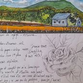 My project in Watercolor Travel Journal course. Traditional illustration, Watercolor Painting, Architectural Illustration, and Sketchbook project by Christine Fauche - 08.04.2021