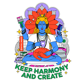Keep harmony and create Ein Projekt aus dem Bereich Traditionelle Illustration, Erweiterungsentwicklung, Bildende Künste, Grafikdesign, Vektorillustration, Kreativität, Zeichnung, Modedesign und Instagram von Anna Gapeeva - 12.06.2021
