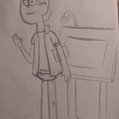 Mi Proyecto del curso: Mi personaje caricaturezco. Traditional illustration, Character Design, and Drawing project by Sebastian Lavayen Peñaherrera - 07.29.2021
