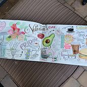 Valentine’s Day 2021 Art Journal. Un projet de Illustration traditionnelle de Nicolle Pratt - 31.07.2021