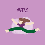 Ilustración #8M. Traditional illustration, Design, Children's Illustration, and Social Media Design project by Luciano Mora - 03.08.2020