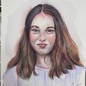 Mi Proyecto del curso: Figura humana en acuarela. Traditional illustration, Fine Arts, Painting, Watercolor Painting, Realistic Drawing, and Figure Drawing project by ISABEL REMOHI FABIA - 11.01.2021