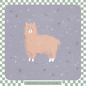 Alpaca. Traditional illustration project by fernanda abe - 08.01.2021