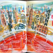 My project in Pictorial Sketchbook with Gouache course . % audieart365 tarafından hazırlanan Geleneksel illüstras, on, Eskiz çizimi, Çizim, Mimari İllüstras, on, Eskiz defteri, Guaj Bo, Ve ama projesi - 08.01.2021