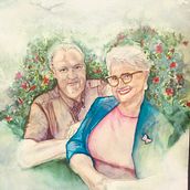 Hedy Lehtmets project in Expressive Watercolor Portraits course. Traditional illustration, Fine Arts, Painting, Watercolor Painting, and Portrait Drawing project by Hedy Lehtmets - 07.25.2021
