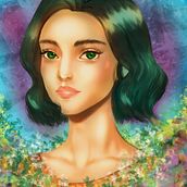 My project in Digital Fantasy Portraits with Photoshop course. Traditional illustration, Drawing, Digital Illustration, Portrait Drawing, Digital Drawing, and Digital Painting project by Mai Pham - 10.19.2020