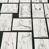 Monoprints - 2021 London. Fine Arts, and Traditional illustration project by Laura Bianchi - 08.01.2021