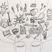 Me. Traditional illustration project by Mena Davies - 08.01.2021