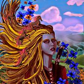 Mi Proyecto del curso: Retratos digitales de fantasía con Photoshop. Traditional illustration, Drawing, Digital Illustration, Portrait Drawing, Digital Drawing, and Digital Painting project by Fernando García - 08.01.2021