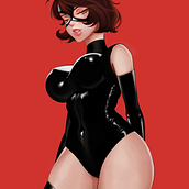 Monica dominatrix (tmj). Digital Drawing, and Digital Illustration project by Clara Prates - 08.01.2021