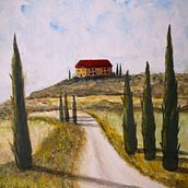 My project in Natural Landscapes in Watercolor course. Un progetto di Belle arti, Pittura e Pittura ad acquerello di Pepper Pepper - 01.08.2021