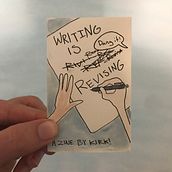 Writing Is Revising. Un proyecto de Cómic, Escritura, Papercraft e Ilustración tradicional de Kirk Reedstrom - 01.08.2021