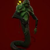 Monster - Character Design. 3D, Sculpture, and Character Design project by Caio Gabriel - 08.01.2021