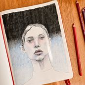 My project in Chiaroscuro Creative Portrait with Pencils course. Traditional illustration, Pencil Drawing, Portrait Drawing, and Artistic Drawing project by brandon - 08.01.2021