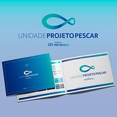 Identidade Projeto Pescar para a empresa Ambiental Metrosul. Un proyecto de Br, ing e Identidad, Diseño, Diseño gráfico y Diseño de logotipos de Giovanni Mancuso - 05.07.2021