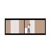 Some images from a Residential building that i've created on my second year. Un proyecto de Arquitectura de Sofia Araujo - 01.08.2021