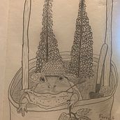 Frog Sketch Book . % Forrest Perry tarafından hazırlanan Çizim projesi - 06.22.2021