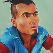 Jason. Fine Arts, Painting, and Oil Painting project by Jorge Orlando Moctezuma Hernández - 08.02.2021