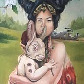 Mother. Traditional illustration, and Oil Painting project by doreen_chew - 08.02.2021