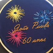 Meu projeto do curso: Técnicas básicas para bordado de letras. Embroider project by Isabel Cavalcanti - 08.02.2021