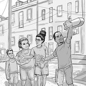 Projeto final do Curso. Traditional illustration, Fine Arts, Sketching, Pencil Drawing, Drawing, Artistic Drawing, and Figure Drawing project by Abel Costa - 08.02.2021